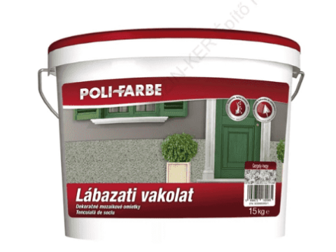 műgyantás lábazati vakolat
